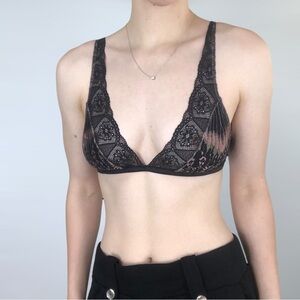 XiRENA Tatiana Paloma‎ Bralette Black Size M USA